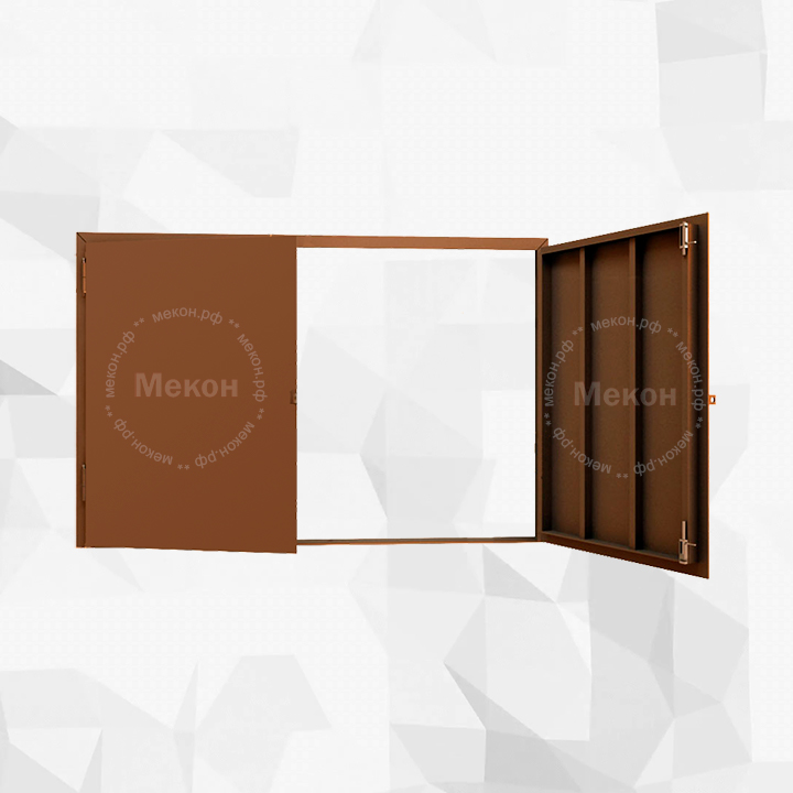 Распашные ворота стандарт